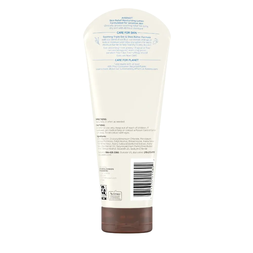 Aveeno Skin Relief Moisturizing Lotion Back